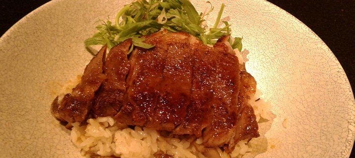 ピラフ　エスコフィエ　ジャンジャンブルソース(Pilaw Escoffier sauce gingembre)
